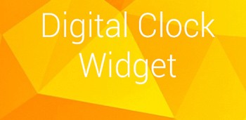 Simple Digital Clock Widget