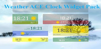 Weather ACE Clock Widget Pack