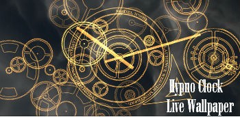 Hypno Clock Live Wallpaper