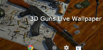 3D Guns Live Wallpaper / Живые обои Оружие 3D