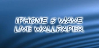 iPhone 5 волна живые обои