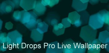 Light Drops Pro Live Wallpaper