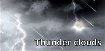 Thunder clouds