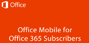 Office Mobile for Office 365
