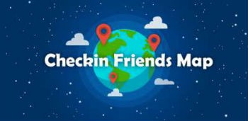 Checkin Friends Map / Карта чекинов друзей
