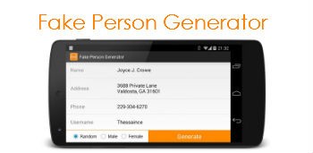 Fake Person Generator